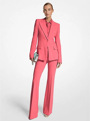 Georgina Stretch Pebble Crepe Blazer