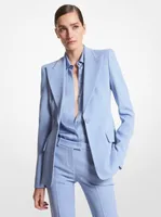 Georgina Double Crepe Sablé Blazer