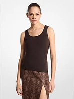 Camiseta de tirantes Bette cachemir con cuello redondo