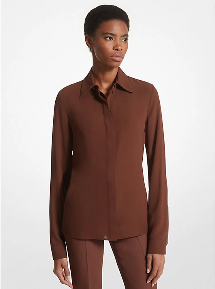 Hansen Silk Georgette Shirt