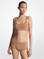 Hand-Knit Cotton and Cashmere Brief