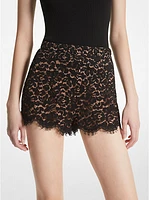 Floral Lace Hot Shorts