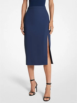 Double Crepe Sablé Pencil Skirt