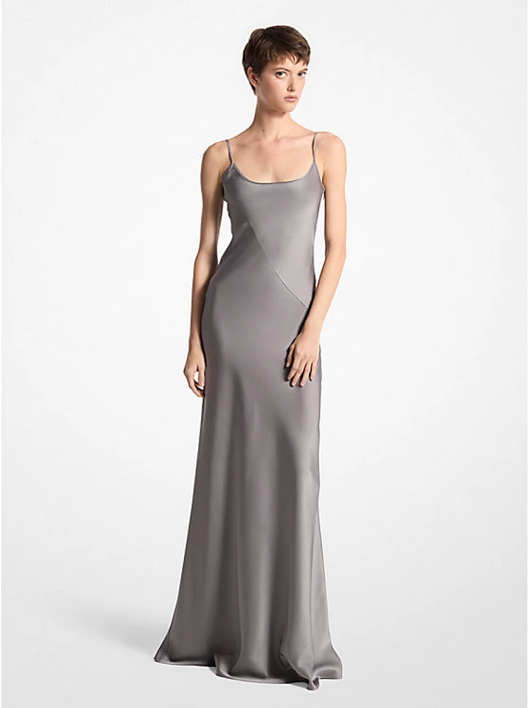 Satin Charmeuse Slip Gown