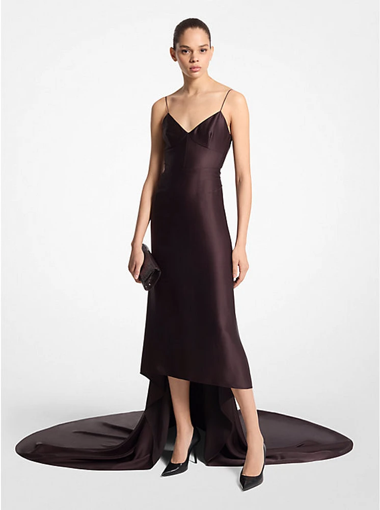 Satin Charmeuse Slip Gown