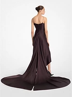 Satin Charmeuse Slip Gown