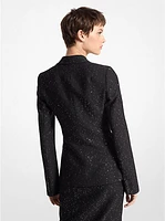 Sequined Wool Blazer