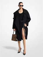 Double Faced Wool Melton Clutch Coat