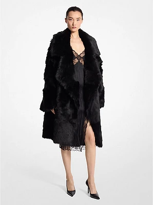 Toscana Shearling Clutch Coat