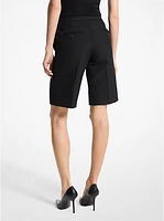 Wool Gabardine Bermuda Shorts