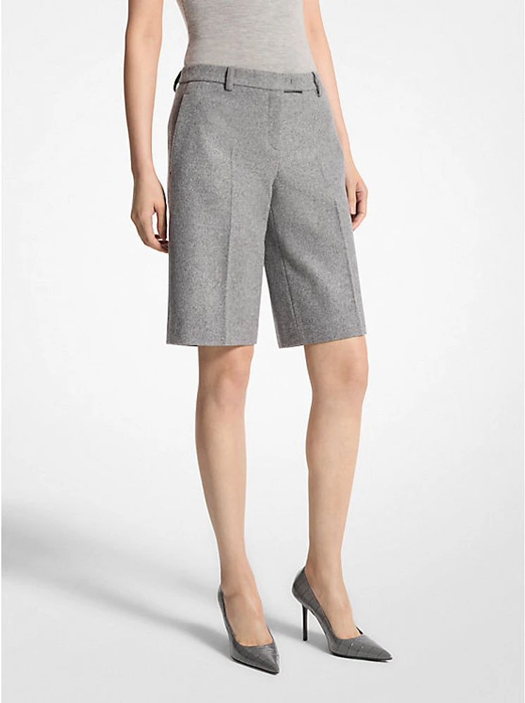 Wool Doeskin Bermuda Shorts