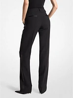 Double Crepe Sablé Tuxedo Trousers