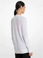 Ribbed Linen Sweater