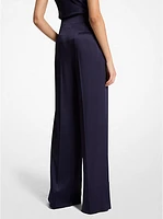 Double Faced Satin Charmeuse Pants