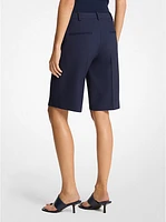 Double Crepe Sablé Tailored Shorts