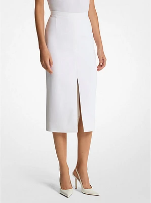 Double Crepe Sablé Pencil Skirt