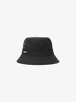 Logo Embossed Stretch Cotton Bucket Hat