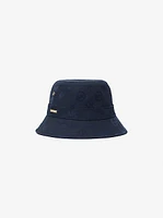 Logo Embossed Stretch Cotton Bucket Hat