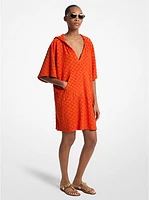 Logo Embossed Cotton Terry Coverup