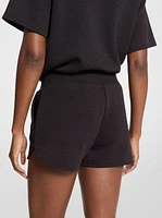 Logo Jacquard Knit Shorts