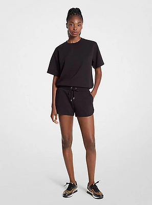 Logo Jacquard Knit Shorts