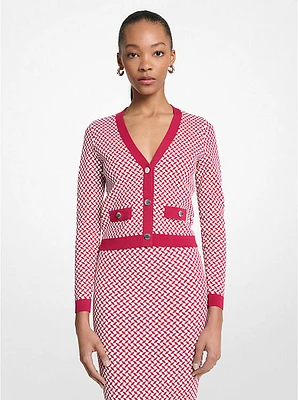 Tile Jacquard Cardigan