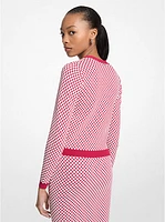 Tile Jacquard Cardigan