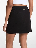 Logo Jacquard Mini Skirt