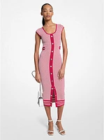 Tile Jacquard Midi Dress