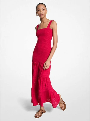 Smocked Tiered Maxi Dress
