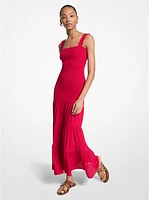 Smocked Tiered Maxi Dress