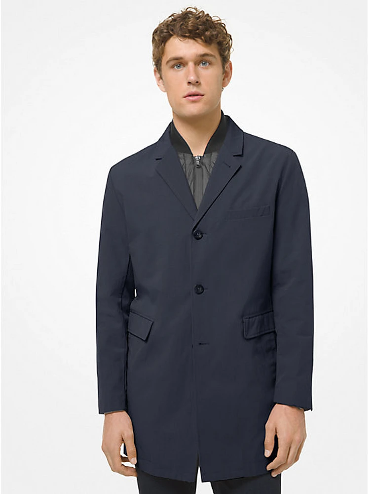 2-in-1 Cotton Blend Coat