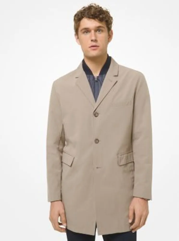 2-in-1 Cotton Blend Coat