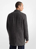 Coatbridge 2-in-1 Herringbone Wool Blend Coat