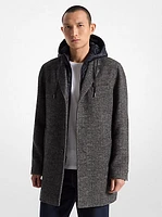 Coatbridge 2-in-1 Herringbone Wool Blend Coat