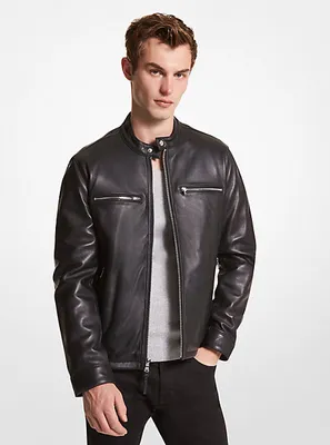 Leather Moto Jacket