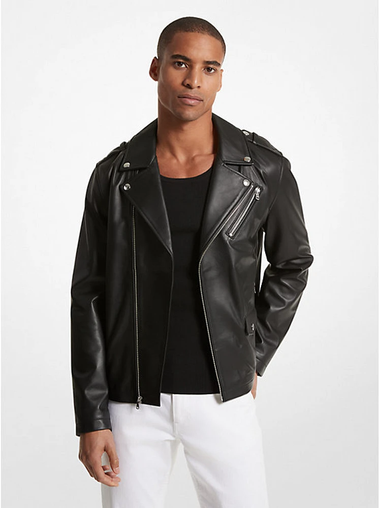 Leather Moto Jacket