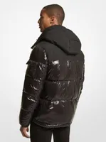 Roseville Quilted Ciré Nylon Puffer Jacket