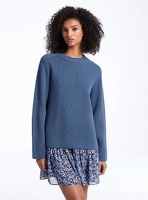 Ribbed Merino Wool Sweater