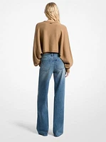 Denim Wide-Leg Jeans