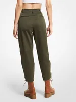 Stretch Cotton Cargo Pants