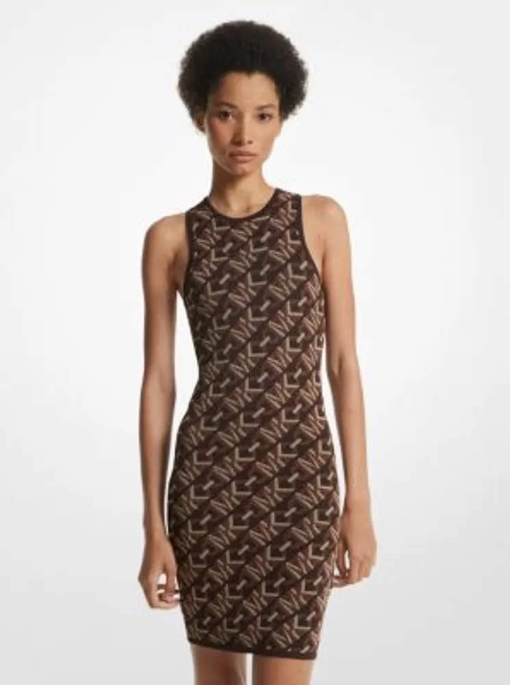 Empire Signature Logo Jacquard Tank Dress