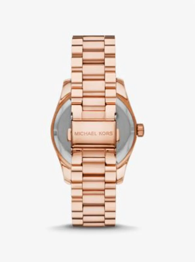 Lexington Pavé Rose Gold-Tone Watch and Jewelry Gift Set