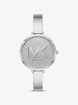 Charley Pavé Silver-Tone Watch