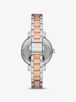 Sofie Pavé Two-Tone Logo Watch 