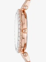 Darci Pavé Rose Gold-Tone Watch