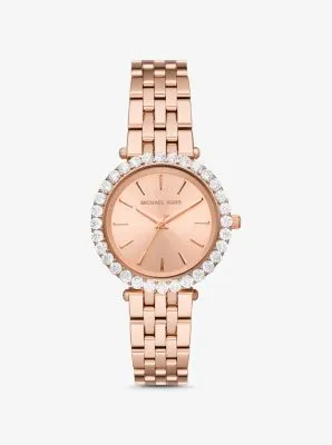 Darci Pavé Rose Gold-Tone Watch