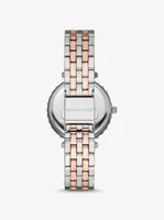 Darci Pavé Two-Tone Watch