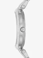 Mini Darci Pavé Silver-Tone Watch