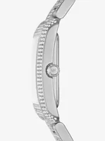 Oversized Emery Pavé Silver-Tone Watch